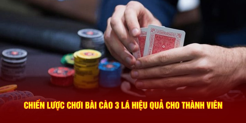 Chiến lược chơi bài cào 3 lá hiệu quả cho thành viên